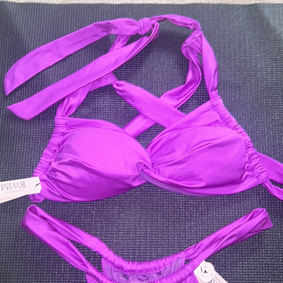 Victoria’s Secret Metallic Purple Bikini Set - Picture 3 of 5